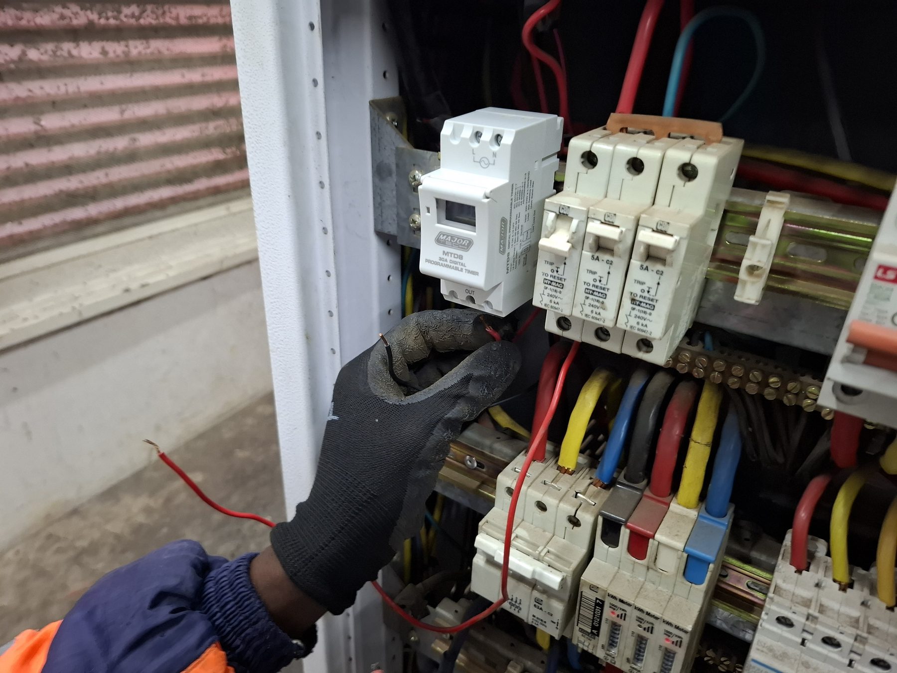New Major MTDB digital timer installed in DB